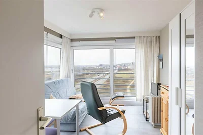 Mooie studio met topligging aan het strand