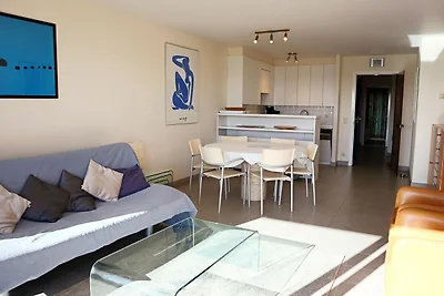 Appartement in Nieuwpoort met strand