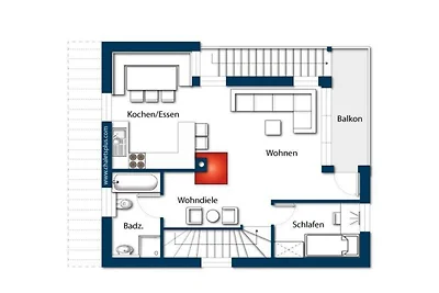 Freistehendes Chalet mit Sauna, wenige Gehmin...
