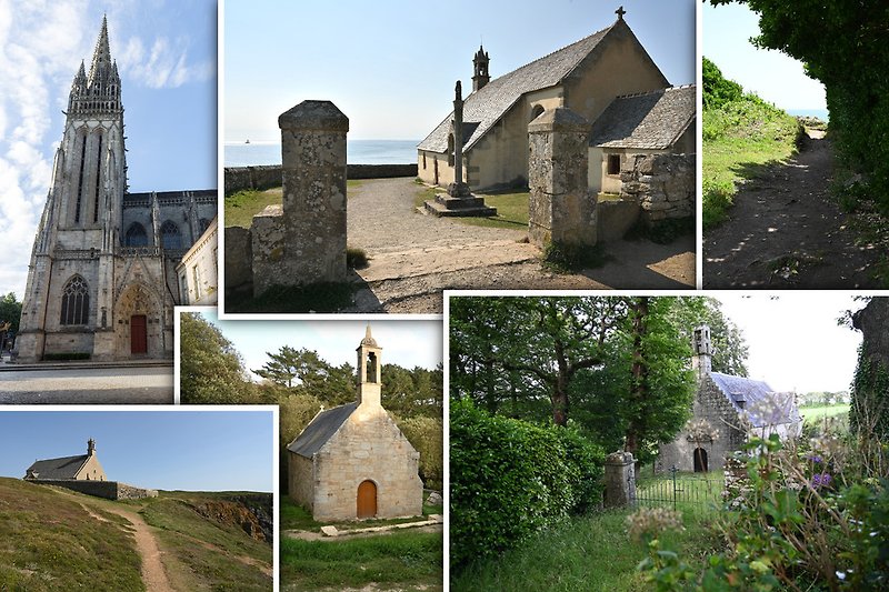 Kirchen und Kapellen an der Küste und im Hinterland