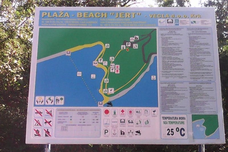 Jert Beach Map