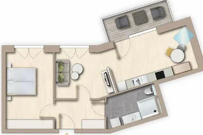 Ferienwohnung TheViewB18 Hafenperle Dagebüll