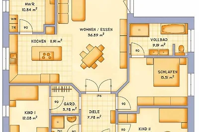 Ferienhaus Winkelbungalow Garding