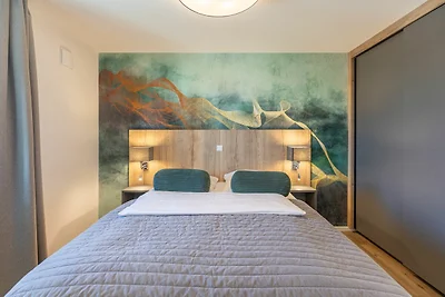 Apartmenthaus vor den Halligen Sandbank de...