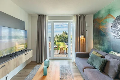 Apartmenthaus vor den Halligen Sandbank de...