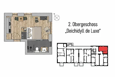 Apartmenthaus vor den Halligen Deichidyll de...