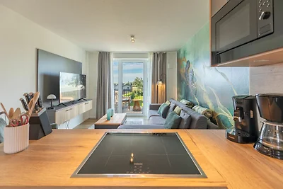 Apartmenthaus vor den Halligen Sandbank de...