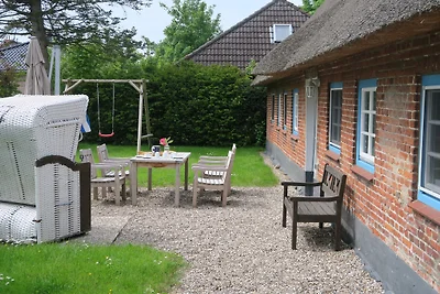 Cottage con tetto di paglia al Geltinger Birk