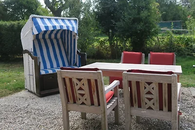 Cottage con tetto di paglia al Geltinger Birk
