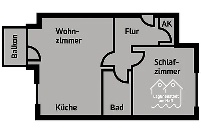 Lagunenstadt am Haff Fewo 157 -
