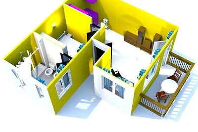 Moderne Ferienwohnung mit privatem