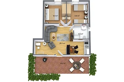 Casa vacanze Vacanza di relax Vellahn