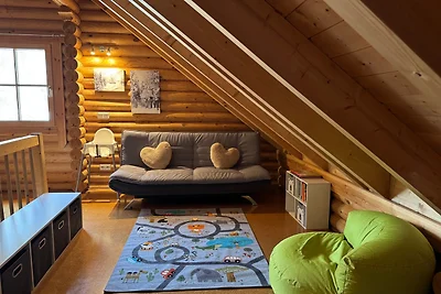 Alpenglück Blockhaus in der