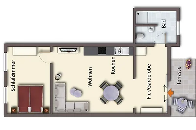 (Brise) Haus Ostseebeach App. 01