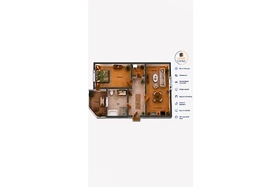 Cinema Apartment Magdeburg - Balkon