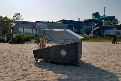 Schlafstrandkorb Nord -Höhe