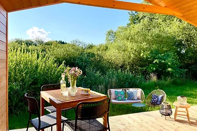 Tiny House an der Elbe mit Blick