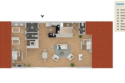 Penthouse am Ammersee bis 4