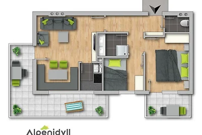 Vakantieappartement Gezinsvakantie Schladming