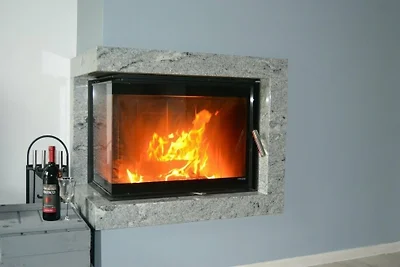 Ferienhaus Lilja mit Garten, Kamin