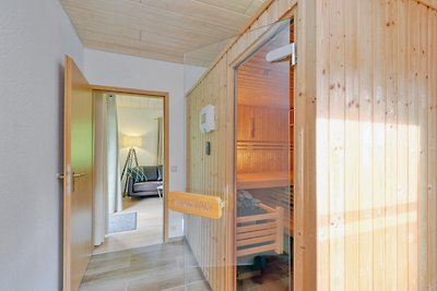 Waldfee mit eigener Sauna