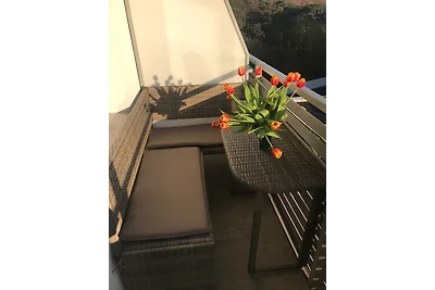 Meerblick Appartement Hochbett