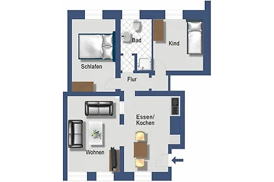 Vakantieappartement Gezinsvakantie Rabenkirchen-Faulück