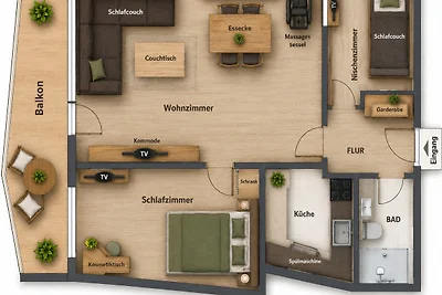 Fewo Eulennestchen-Harz L.2 für