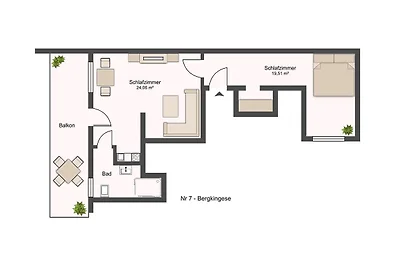 Ferienwohnung Bergkingese