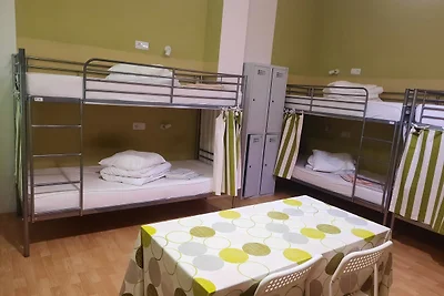 Bed in 10-Bed Male Dormitory Room