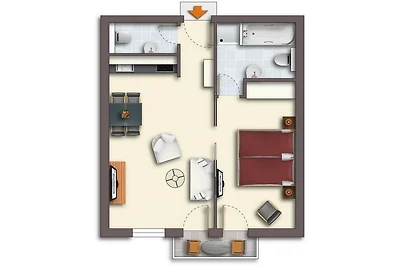 Vakantieappartement Gezinsvakantie Ahlbeck