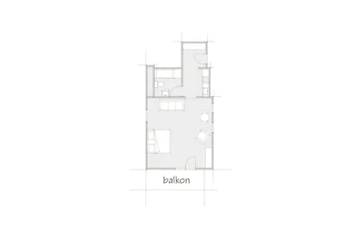 Studio Vogelsang mit Balkon