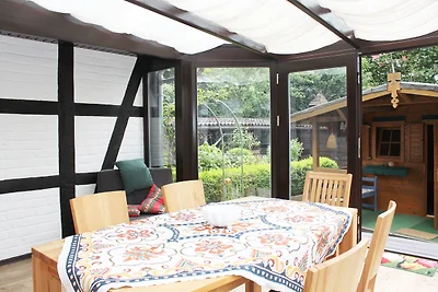 Das kleine weisse Fachwerkhaus