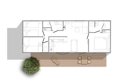 Mobilheim 6 Personen MH12