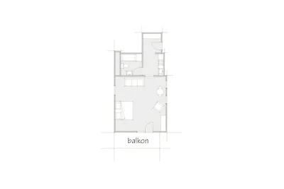 Studio Vogelsang mit Balkon