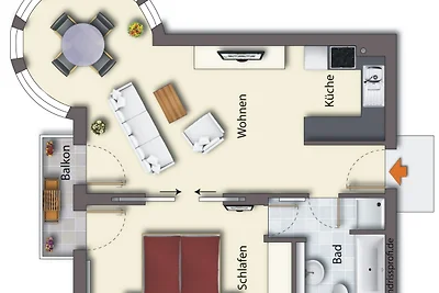 Vakantieappartement Gezinsvakantie Ahlbeck