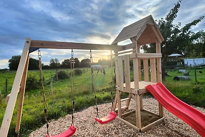 Schwedenhaus auf dem Bauernhof