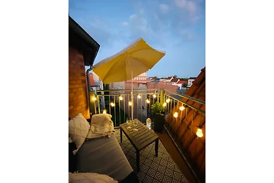 Cinema Apartment Magdeburg - Balkon