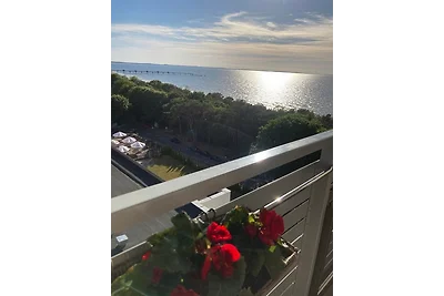 Meerblick Appartement Hochbett