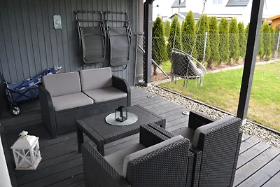Ferienhaus Lilja mit Garten, Kamin