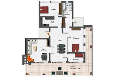 Wildgrün Königs Lodge 15 a KL