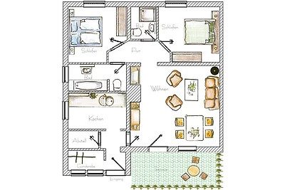 (Brise) Dünenhaus Christa App. 01