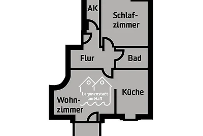 Lagunenstadt am Haff Fewo 160 -
