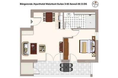 Aparthotel Waterkant Suites, Suite