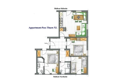Apartment Pass Thurn XL