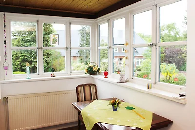 Das kleine weisse Fachwerkhaus