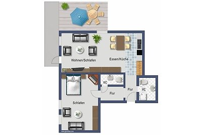 Ferienwohnung Schwarzwald in der