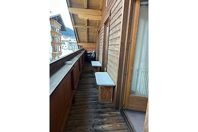 Zweibettzimmer mit Bergblick in