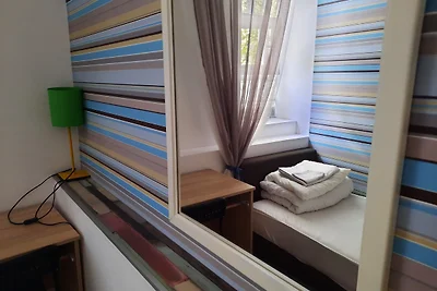 Single room with shared bathroom