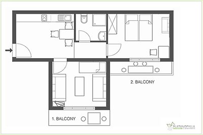 PLATANOFYLLA Family Apartment No6